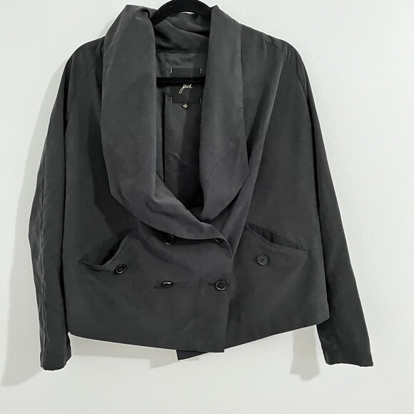 Jack Black Oversized Blazer Jacket Size S Tuxedo Minimalistic Opera Buttons 80s - Picture 1 of 7